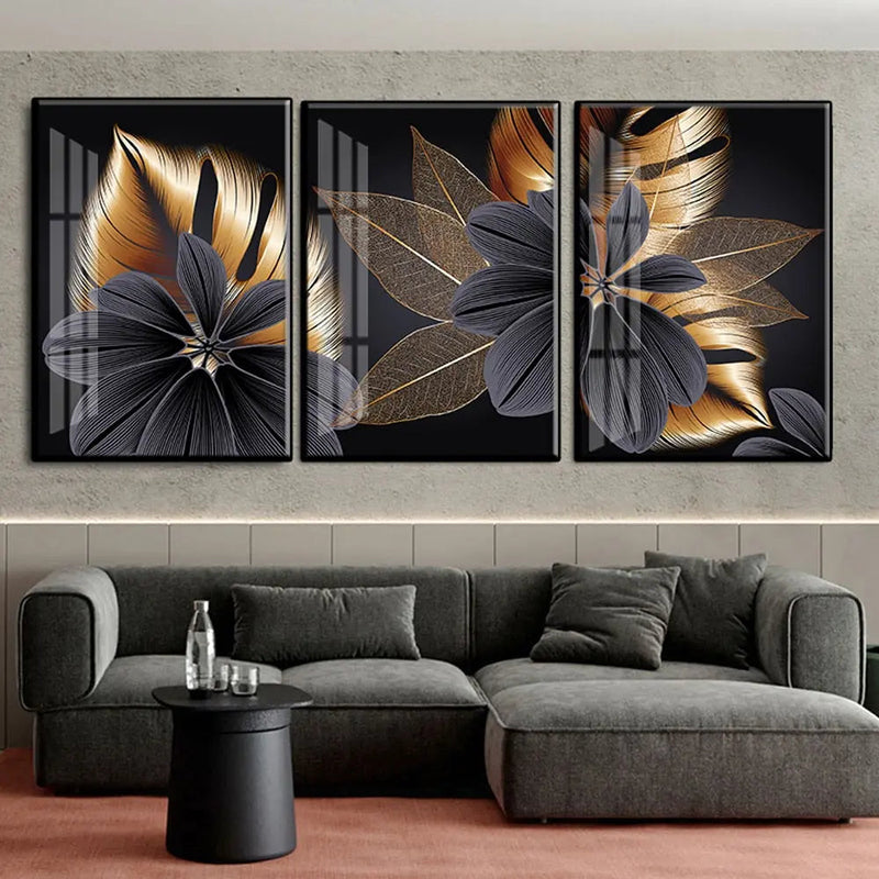 Midnight Bloom Canvas Art