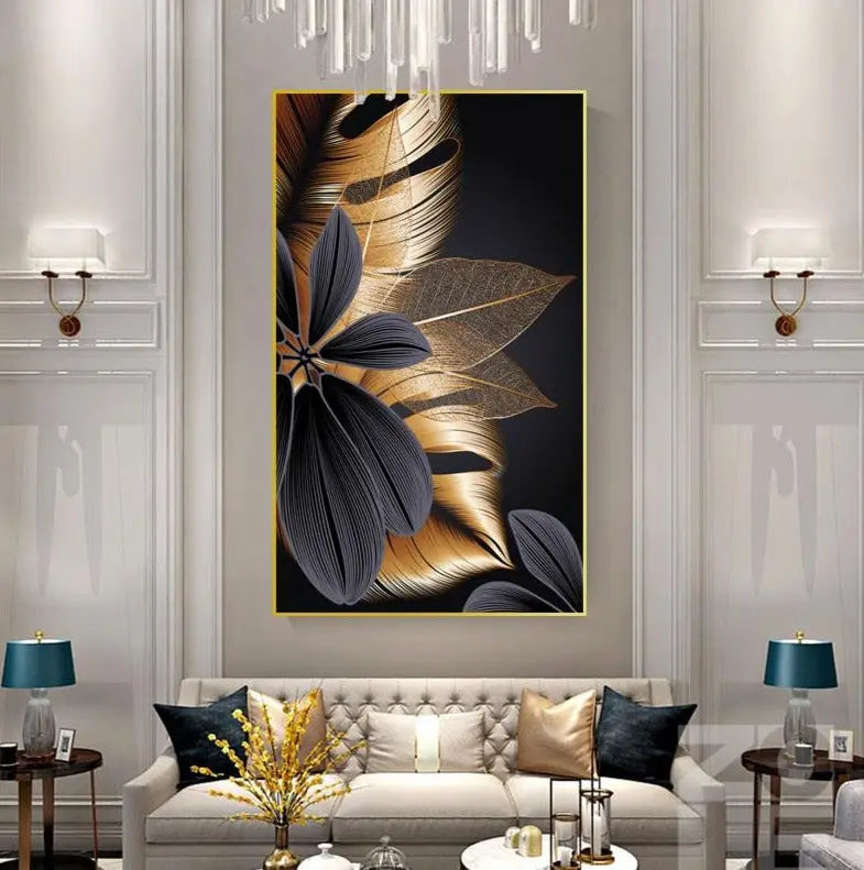 Midnight Bloom Canvas Art