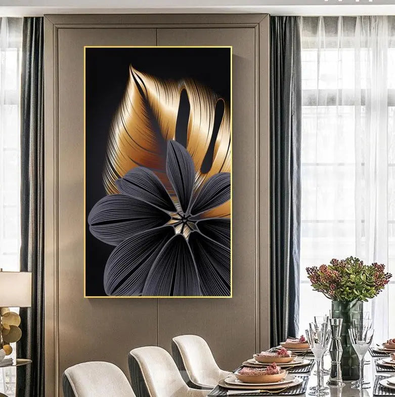 Midnight Bloom Canvas Art