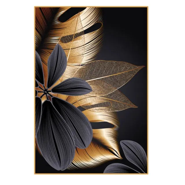 Midnight Bloom Canvas Art