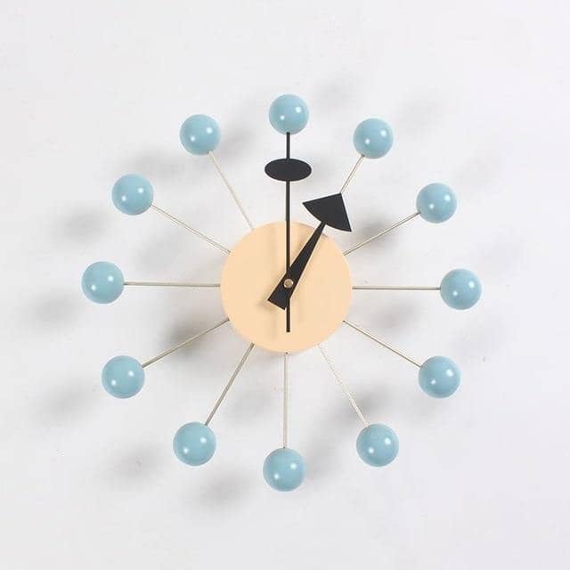 Minimalist 3D Ball Wall Clock – Modern Silicone Sphere Clock in 7 Stylish Colors, Perfect for Home & Office Decor