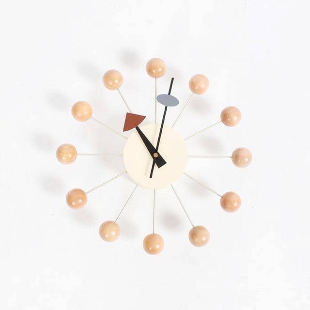 Minimalist 3D Ball Wall Clock – Modern Silicone Sphere Clock in 7 Stylish Colors, Perfect for Home & Office Decor