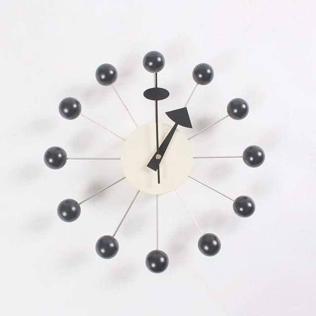 Minimalist 3D Ball Wall Clock – Modern Silicone Sphere Clock in 7 Stylish Colors, Perfect for Home & Office Decor