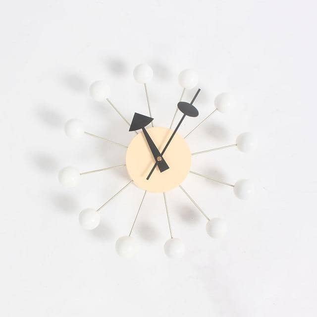 Minimalist 3D Ball Wall Clock – Modern Silicone Sphere Clock in 7 Stylish Colors, Perfect for Home & Office Decor