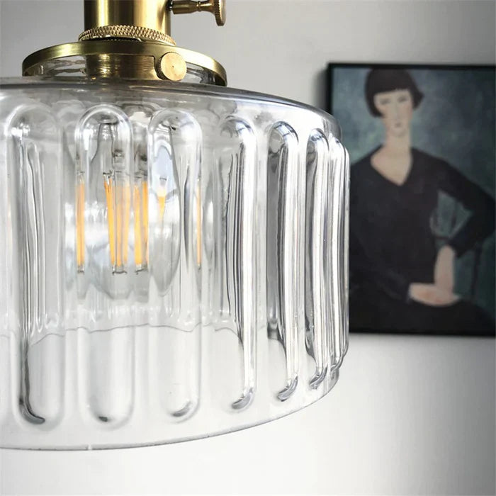 Miravique Stunning Cylinder Glass Pendant Light