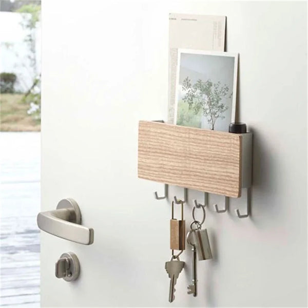 Key Holder - Stylish Bamboo Organizer