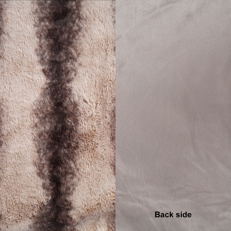 CocoaLux – Brown Faux-Fur Blanket