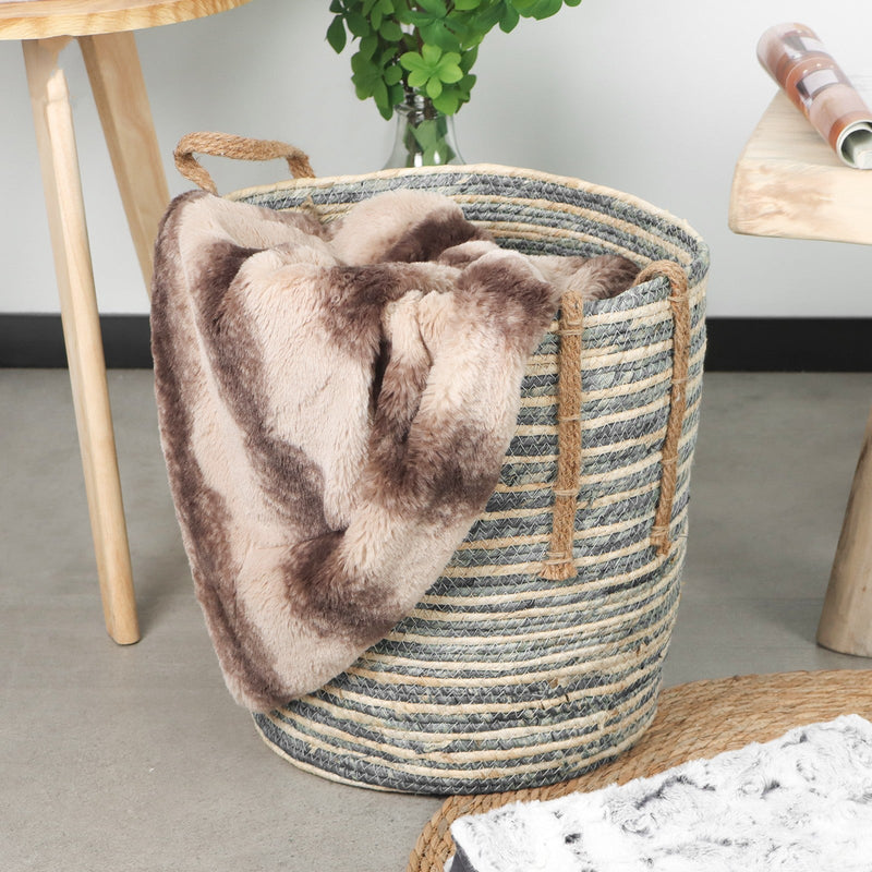 CocoaLux – Brown Faux-Fur Blanket