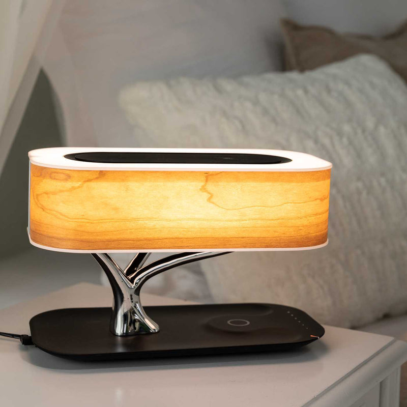 Miravique Tree Wireless Charger & Speaker Table Lamp