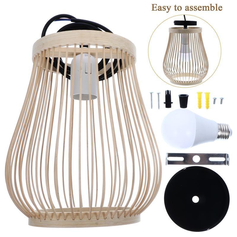 Bamboo Pendant Lampshade