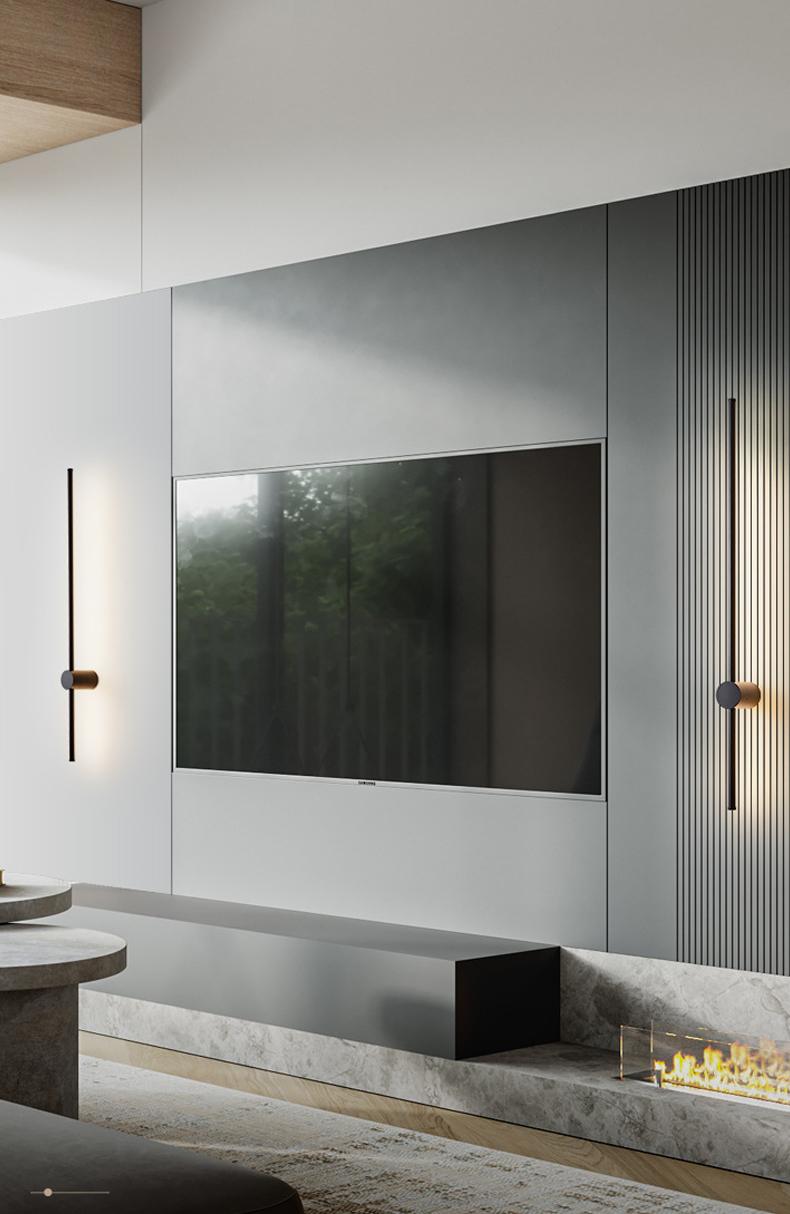 Nordic Sleek Linear Wall Lights