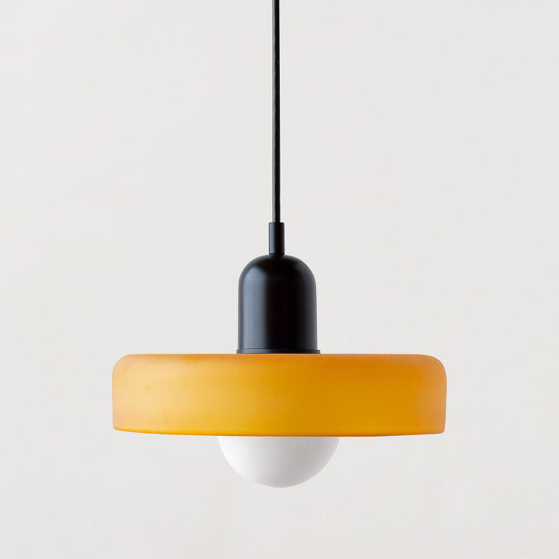 Bauhaus Pendant Lamp – Colored Glass Stylish Design