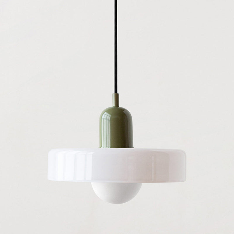 Bauhaus Pendant Lamp – Colored Glass Stylish Design