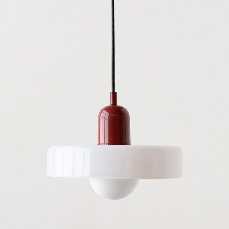 Bauhaus Pendant Lamp – Colored Glass Stylish Design