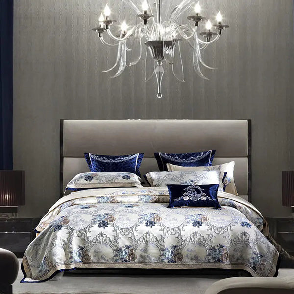 Oriental Jacquard Luxury Bedding Set