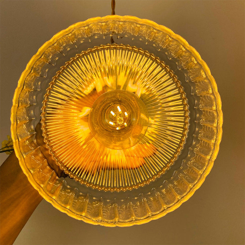 Miravique Retro Glass Shade Pendant Lamp