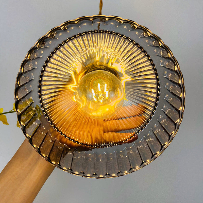 Miravique Retro Glass Shade Pendant Lamp