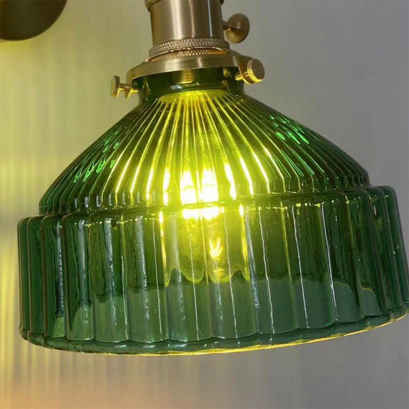 Miravique Retro Glass Shade Pendant Lamp