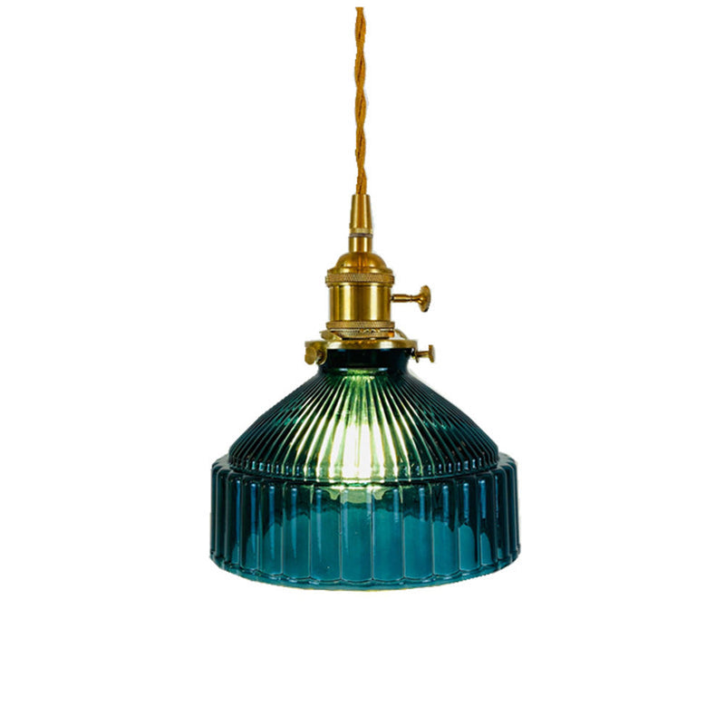 Miravique Retro Glass Shade Pendant Lamp