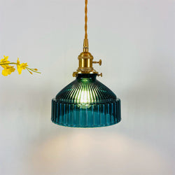 Miravique Retro Glass Shade Pendant Lamp