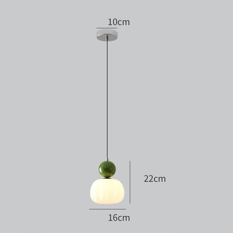 Miravique Mini Pumpkin Shade Pendant Lamp