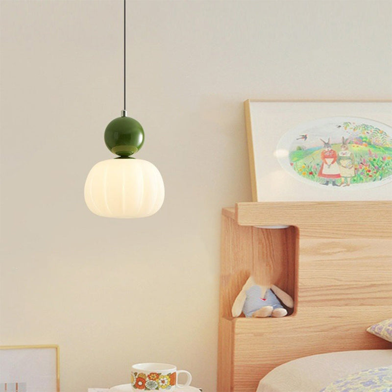 Miravique Mini Pumpkin Shade Pendant Lamp