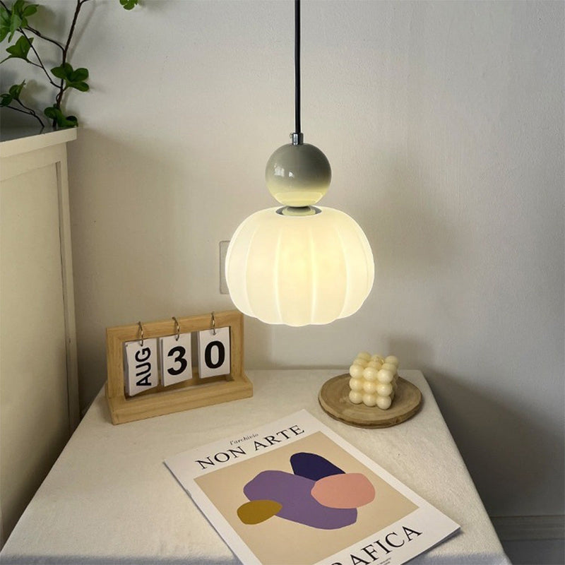 Miravique Mini Pumpkin Shade Pendant Lamp