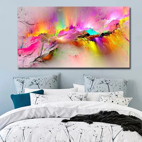 Prismatic Explosions Canvas Art