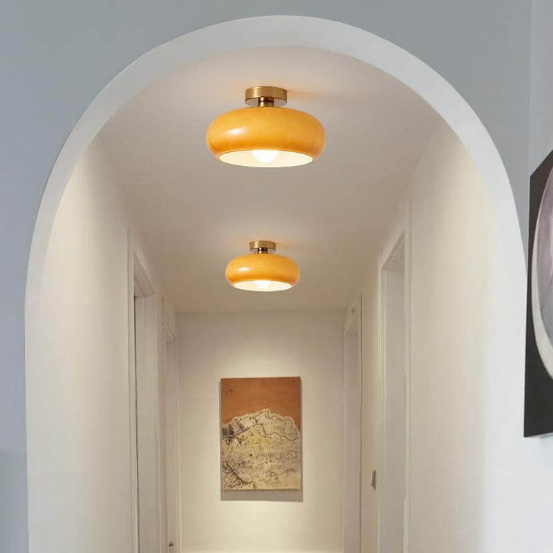 Miravique Round Glass Ceiling Lights