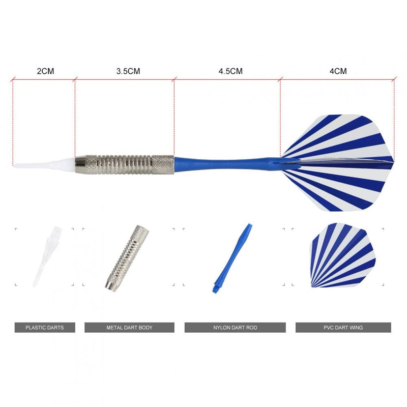 Professional Electronic Hanging Dartboard with LCD Scoreboard