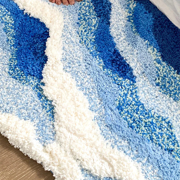 Ocean Tide Tufted Rug & Bath Mat