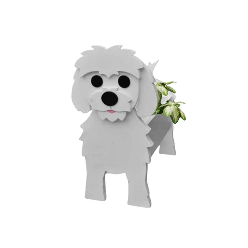 Flowerpot - Pawsome - dog planter - Different breeds