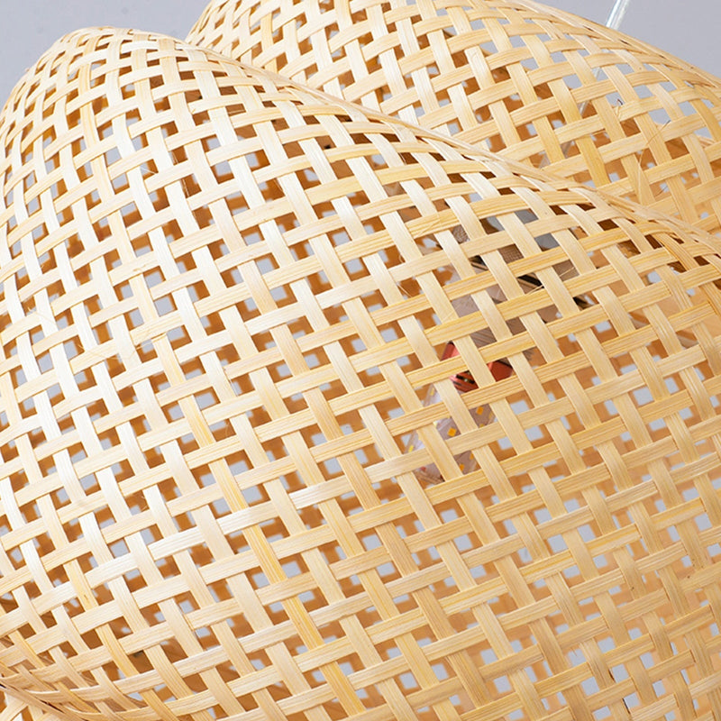 Miravique Knitted Weaving Bamboo Pendant Lamp