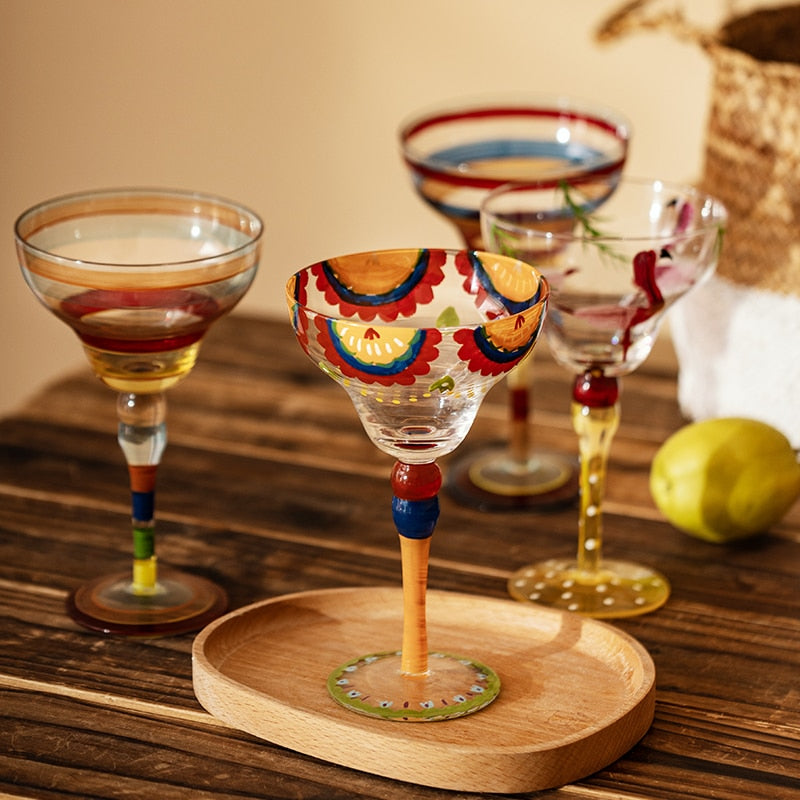 Festive Margarita Glass Coupes