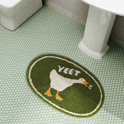 Cute Animal Hand-Crafted Bath Mat