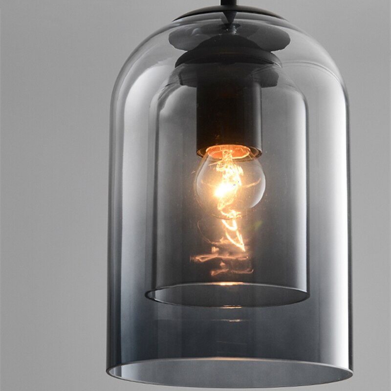 Miravique Double Glass Pendant Light