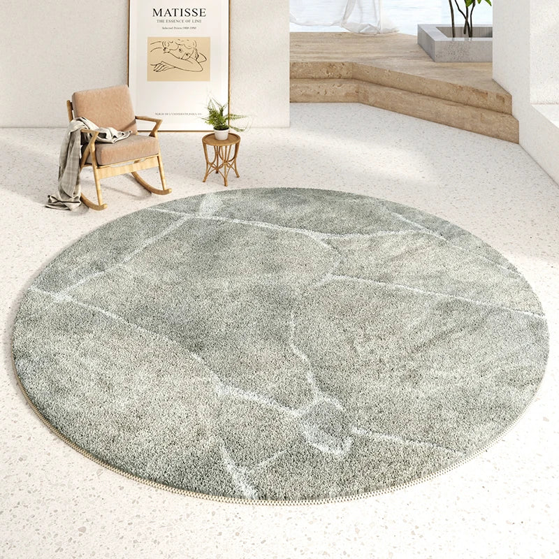 Luxury Minimalist Soft Round Rug