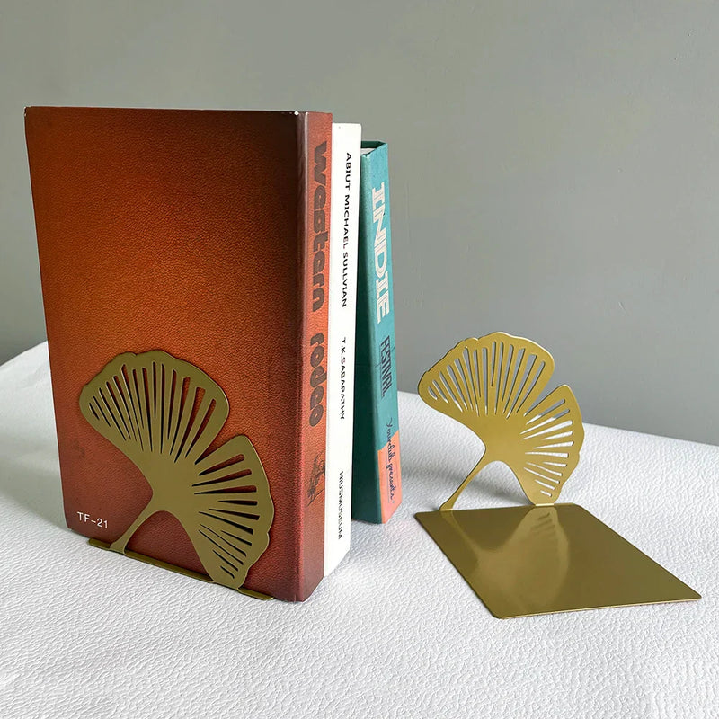 GoldenGinkgo - Bookends Decoration