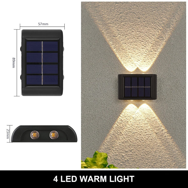 Miravique Outdoor Waterproof Up/Down Luminous Wall Lamps