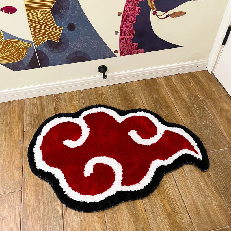 Anime Red Cloud Rug