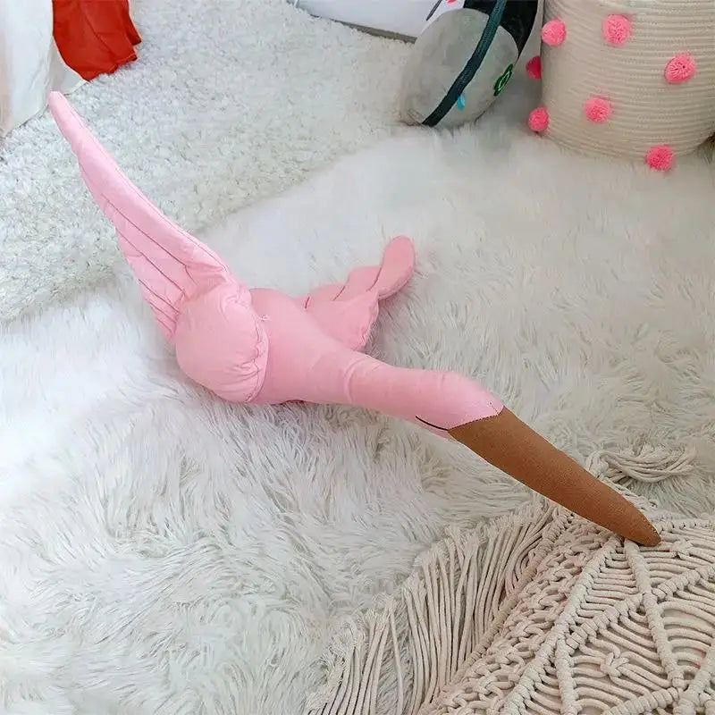 Hanging Stork cuddly toy | Nice decoration for the children's room