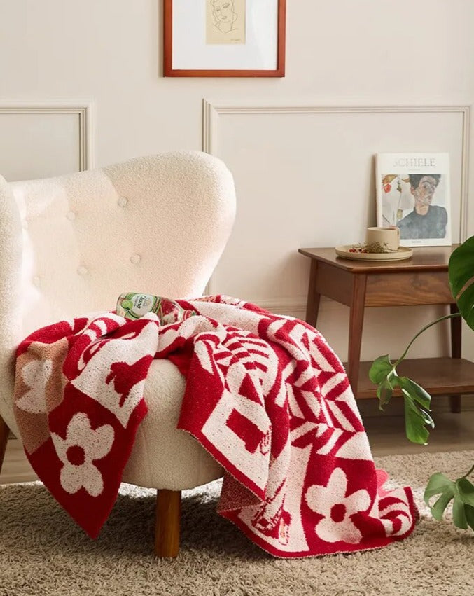 Holiday Vibe Knitted Throw Blanket