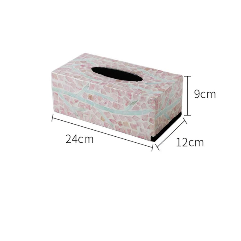 Mother Of Pearl Tissue Box