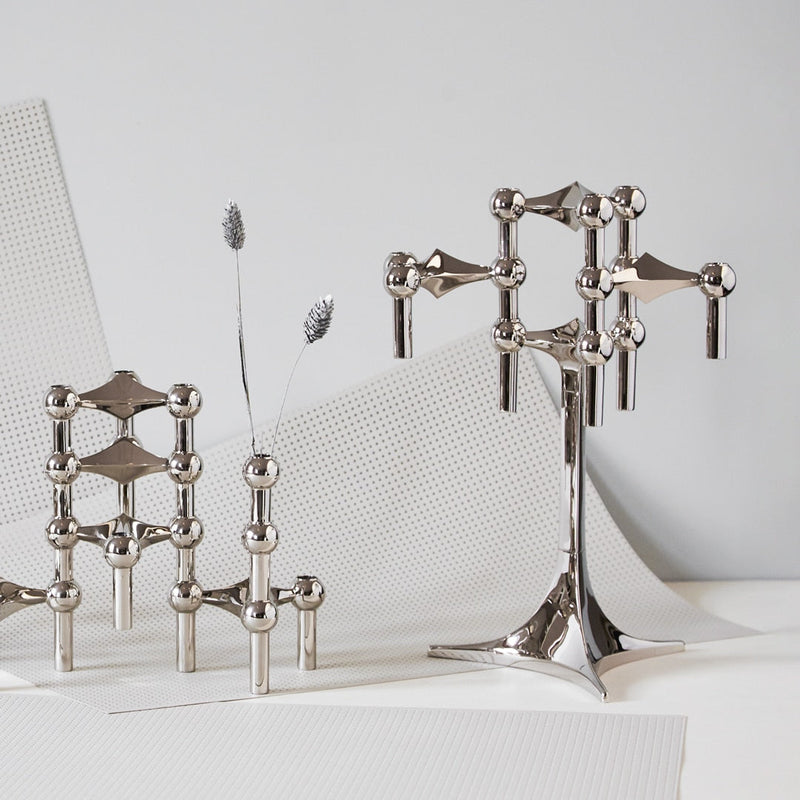 Molecular Structure Stainless Steel Candle Holder