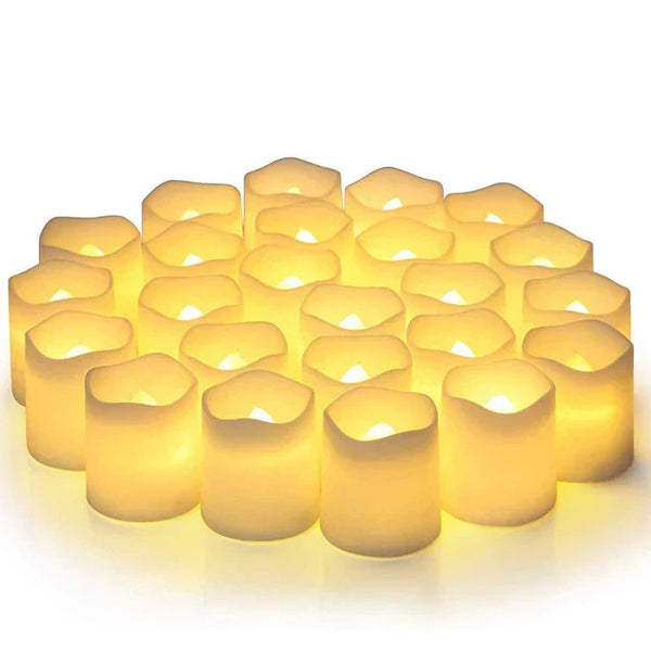 Set of 24 flameless LED candle lights