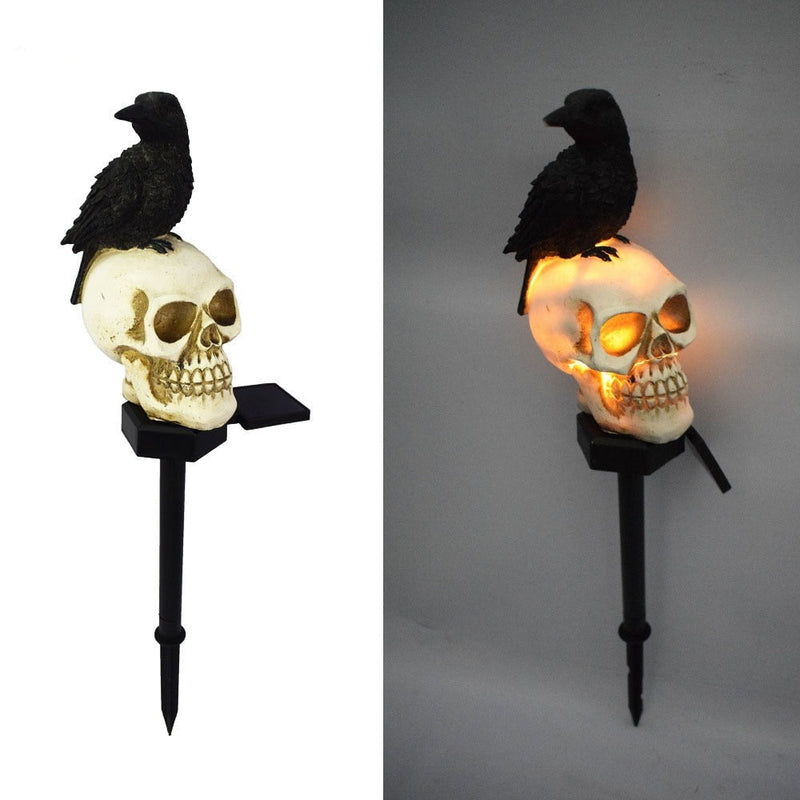 Skull Garden Solar Decorative Lights