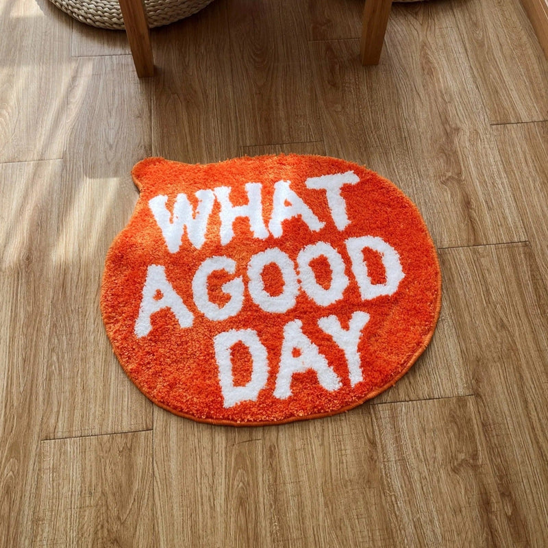 "What A Good Day" Hand-Crafted Mat