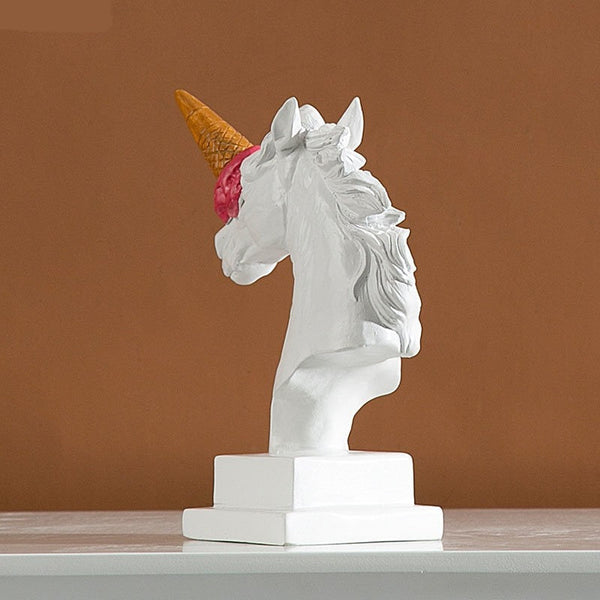 Ice Cream Horn Unicorn Sculpture