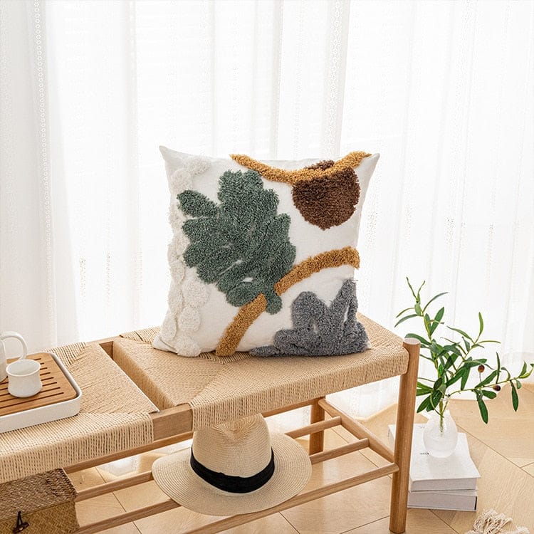 Foliage Tuft Pillow Cover