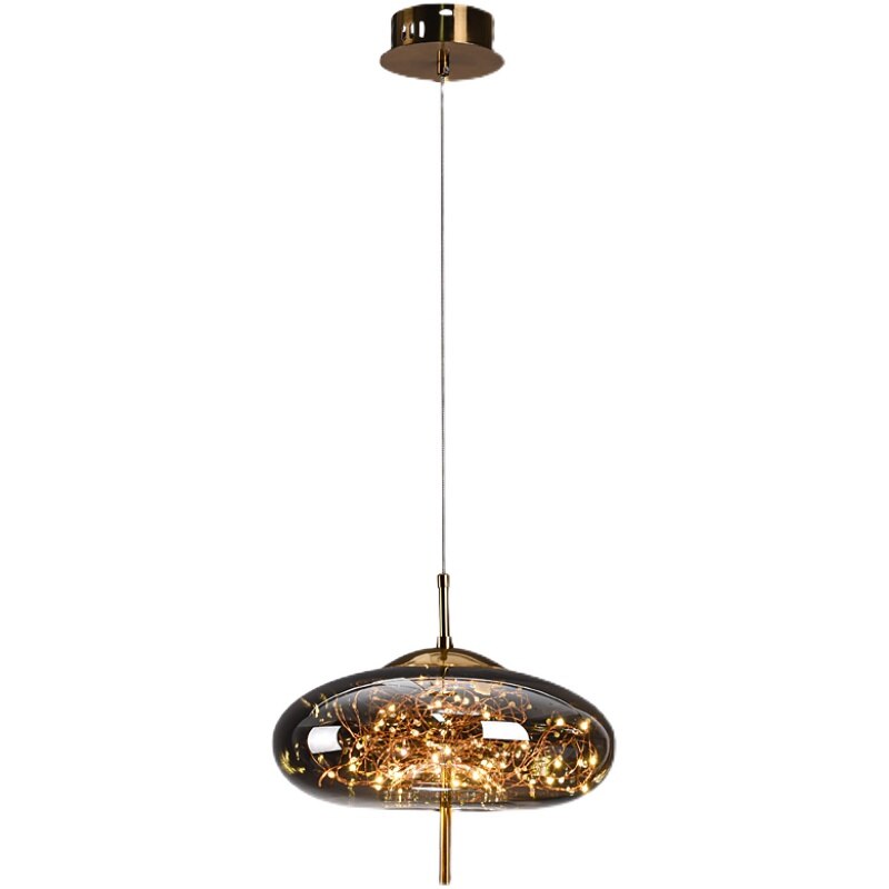 Miravique Glass Globe Sprinkle Pendant Light